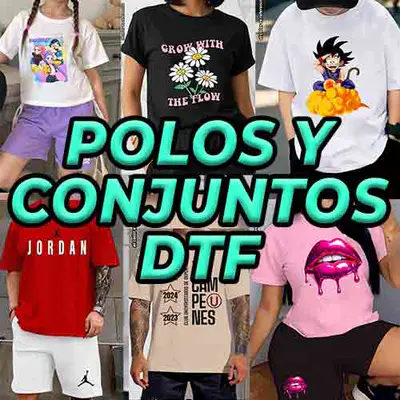 3. POLOS y  CONJUNTOS DTF